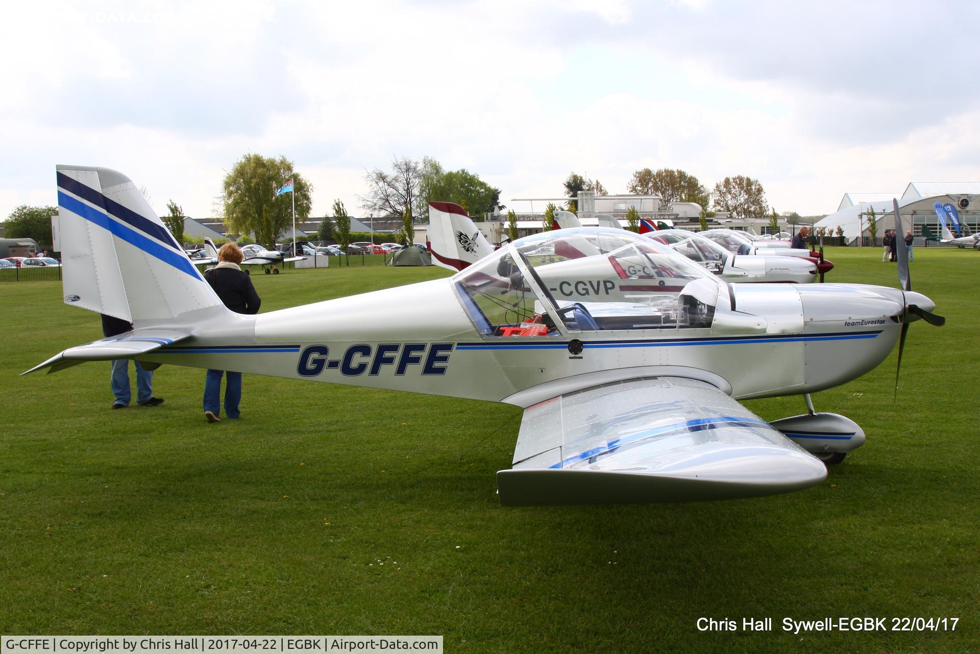 G-CFFE, 2008 Cosmik EV-97 TeamEurostar UK C/N 3211, at the EV-97 fly in. Sywell