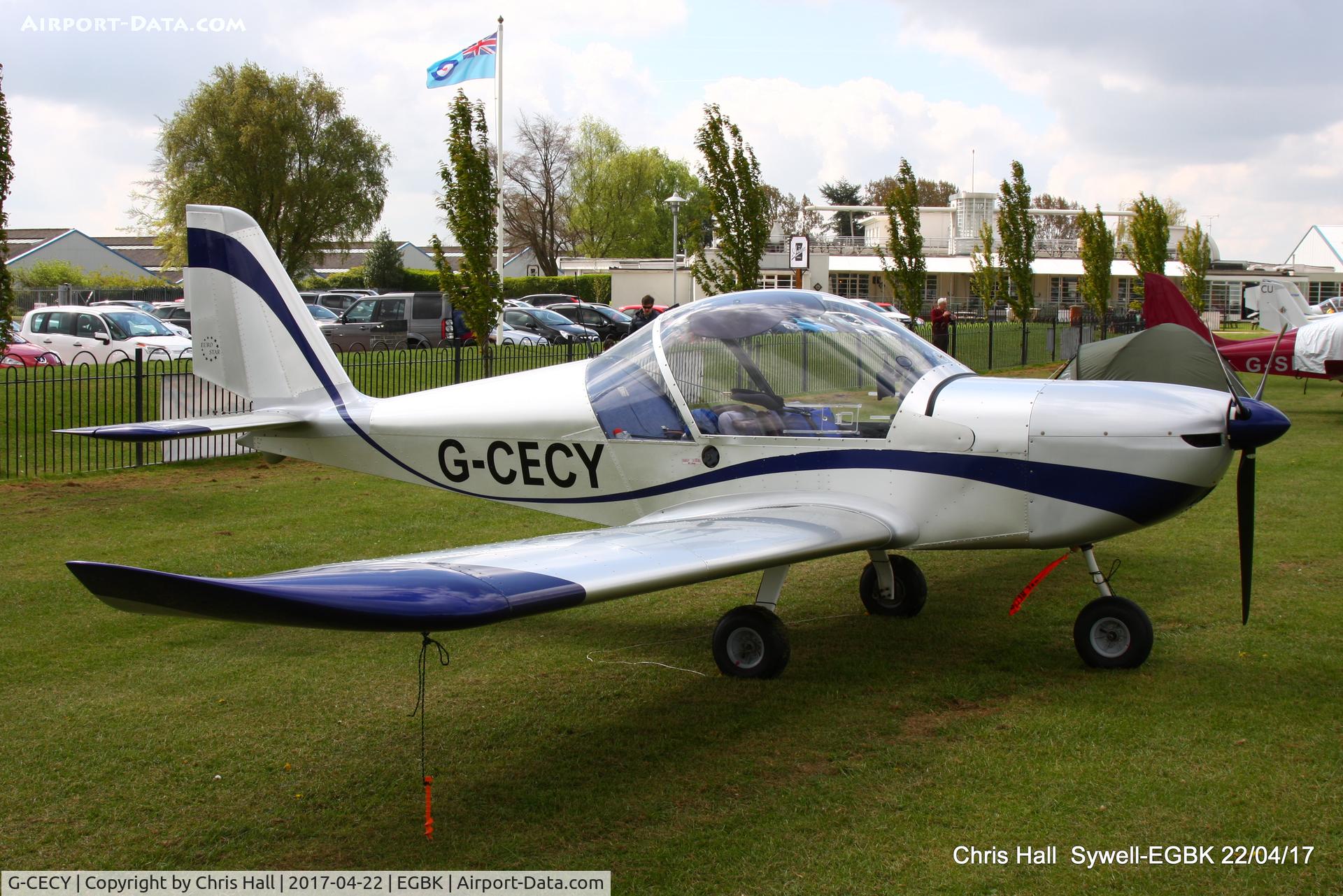 G-CECY, 2006 Aerotechnik EV-97 Eurostar C/N PFA 315-14551, at the EV-97 fly in. Sywell