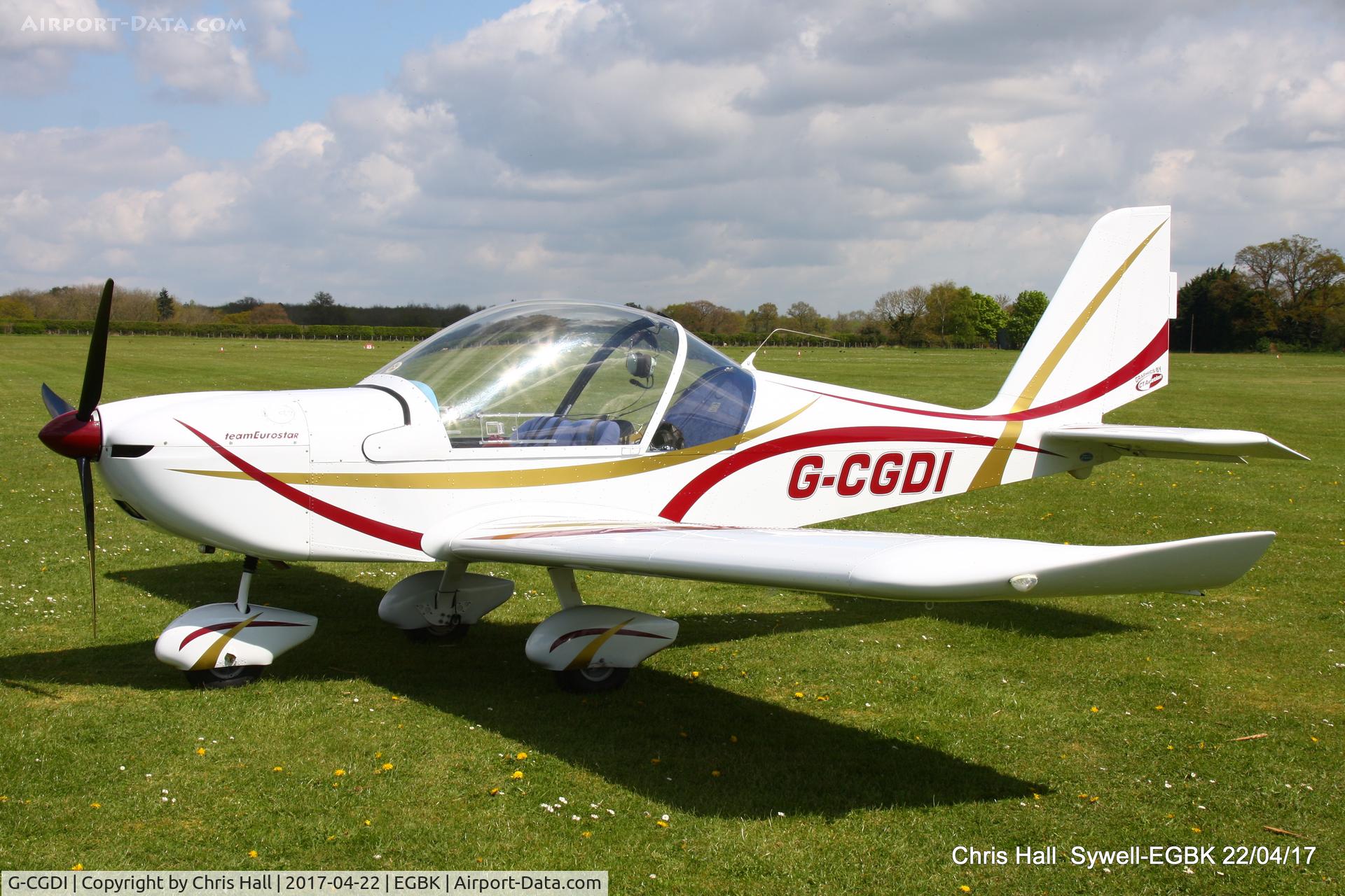 G-CGDI, 2009 Aerotechnik EV-97A Eurostar C/N PFA 315A-14606, at the EV-97 fly in. Sywell
