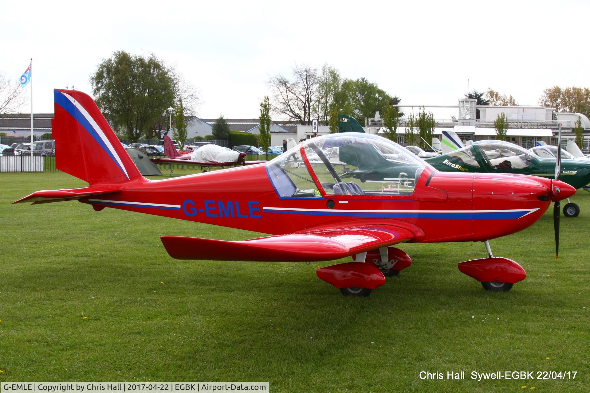 G-EMLE, 2004 Aerotechnik EV-97 Eurostar C/N PFA 315-14251, at the EV-97 fly in. Sywell