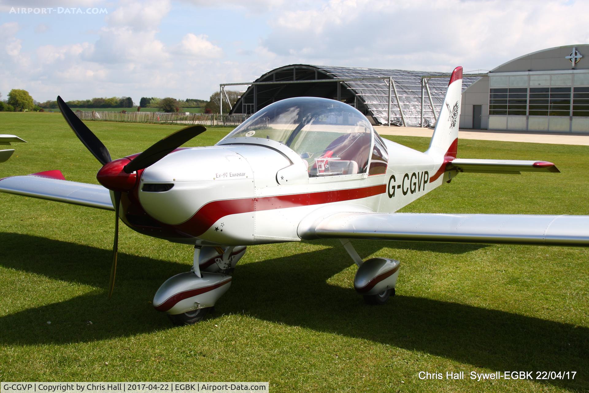 G-CGVP, 2011 Aerotechnik EV-97 Eurostar C/N LAA 315-15047, at the EV-97 fly in. Sywell