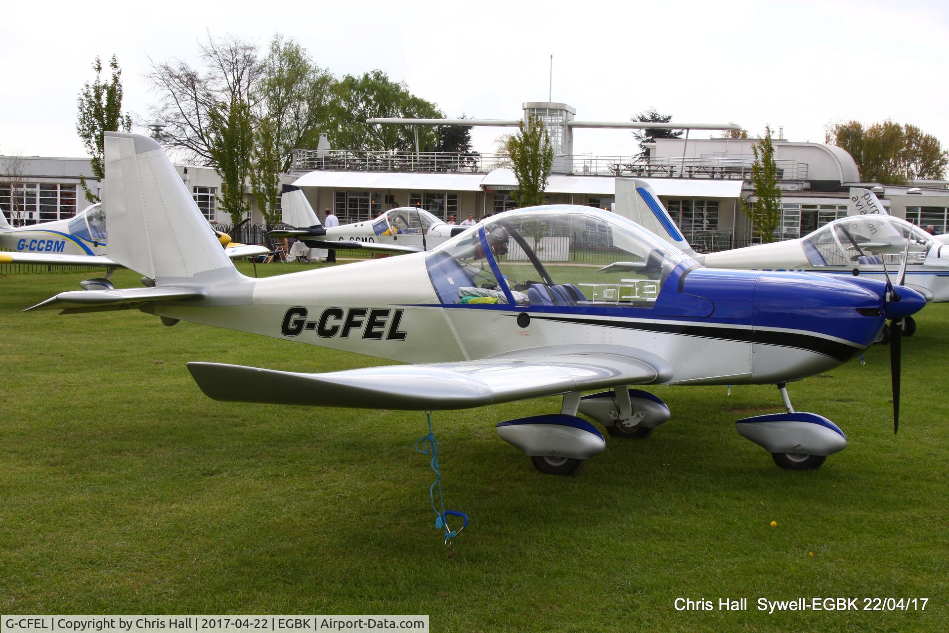 G-CFEL, 2008 Aerotechnik EV-97 Eurostar C/N PFA 315-14740, at the EV-97 fly in. Sywell