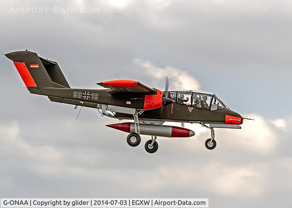 G-ONAA, 1971 North American OV-10B Bronco C/N 338-3, Arrival