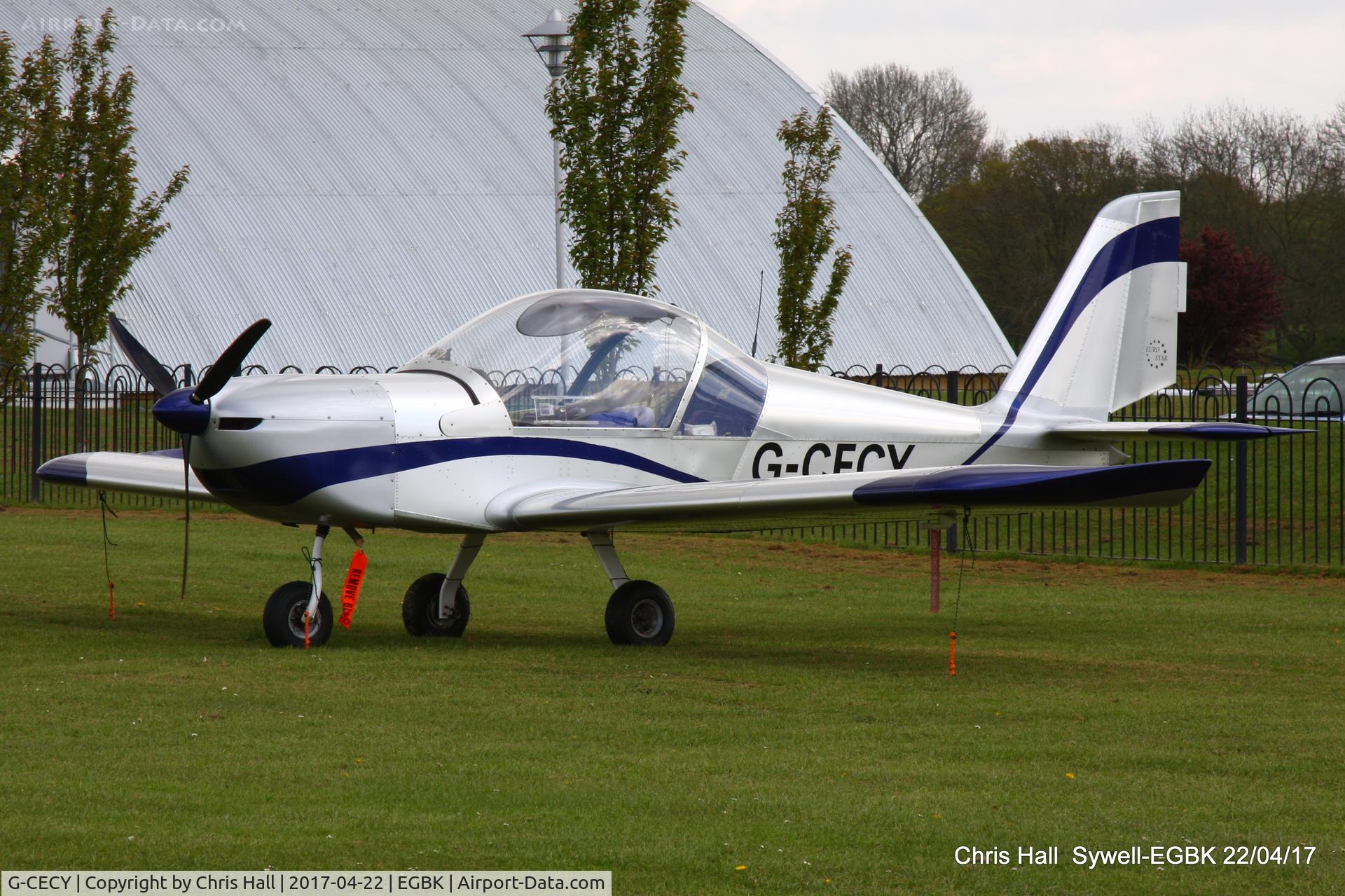 G-CECY, 2006 Aerotechnik EV-97 Eurostar C/N PFA 315-14551, at the EV-97 fly in. Sywell