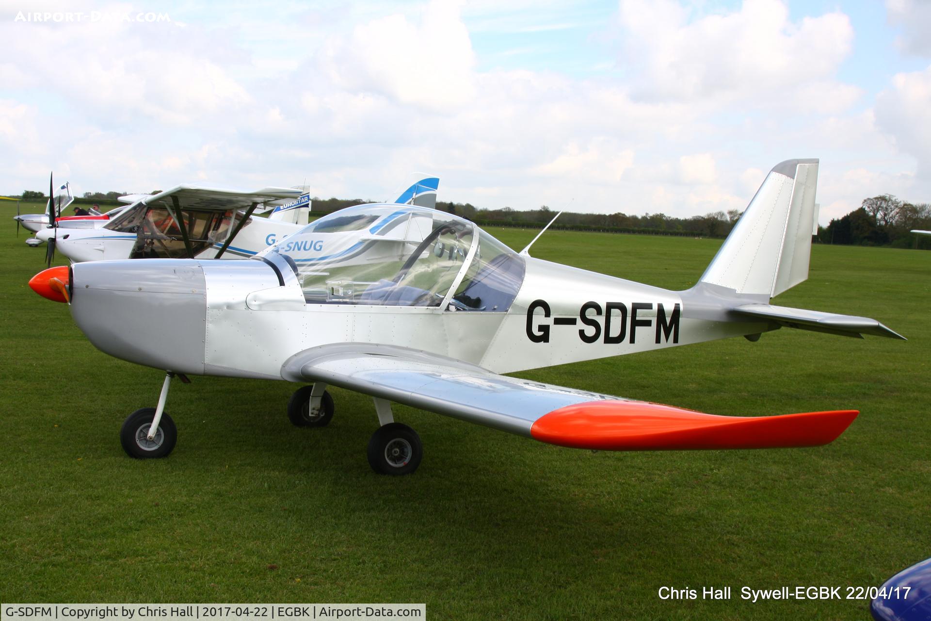 G-SDFM, 2002 Aerotechnik EV-97 Eurostar C/N PFA 315-13884, at the EV-97 fly in. Sywell