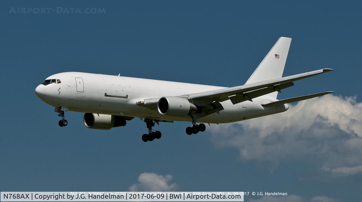 N768AX, 1983 Boeing 767-281 C/N 22786, On final to 33L.