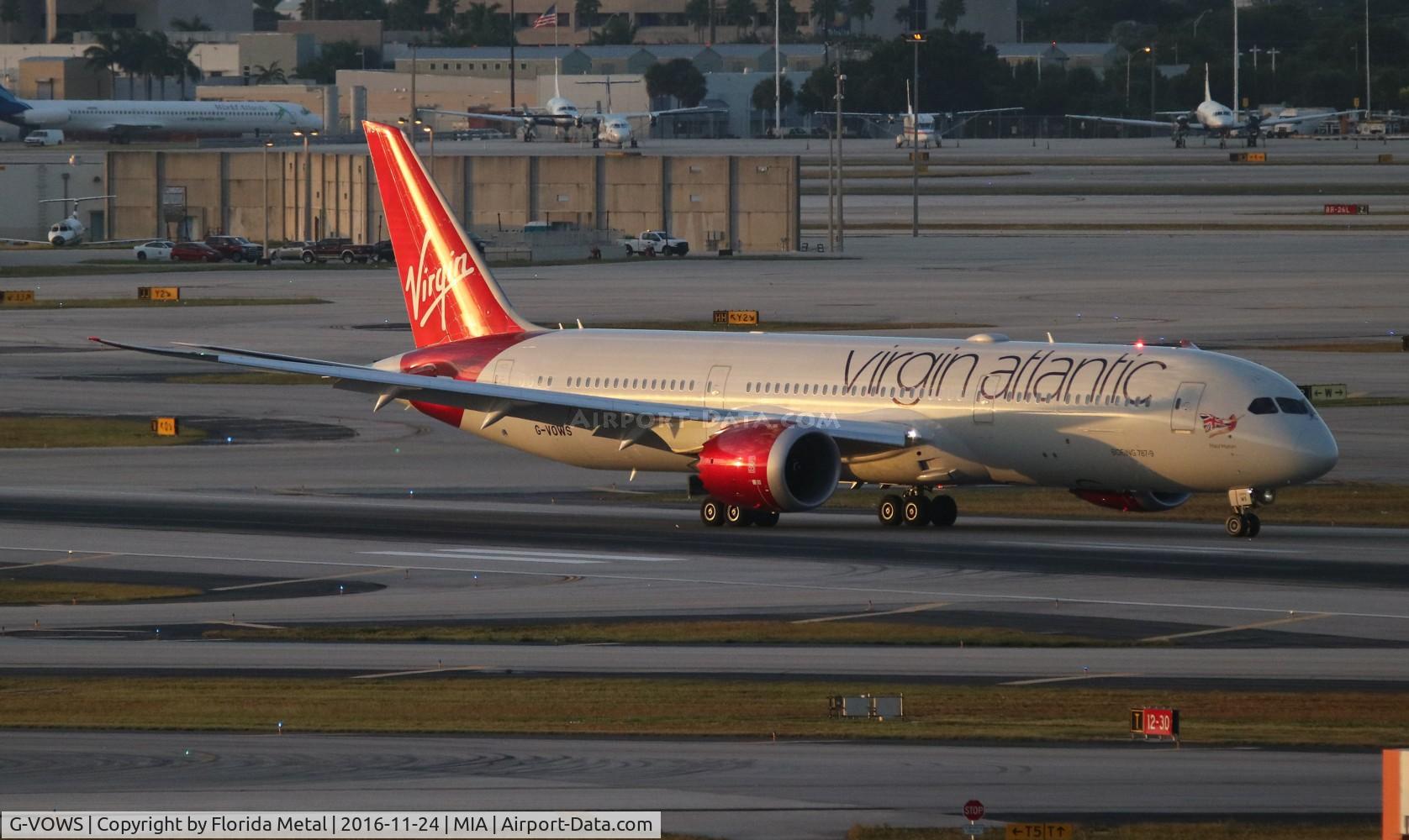 G-VOWS, 2015 Boeing 787-9 Dreamliner C/N 37974, Virgin Atlantic
