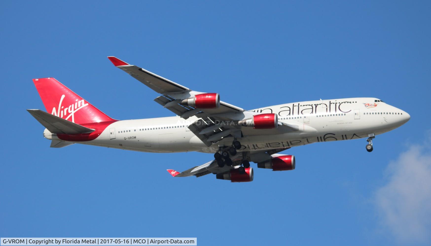 G-VROM, 2001 Boeing 747-443 C/N 32339, Virgin