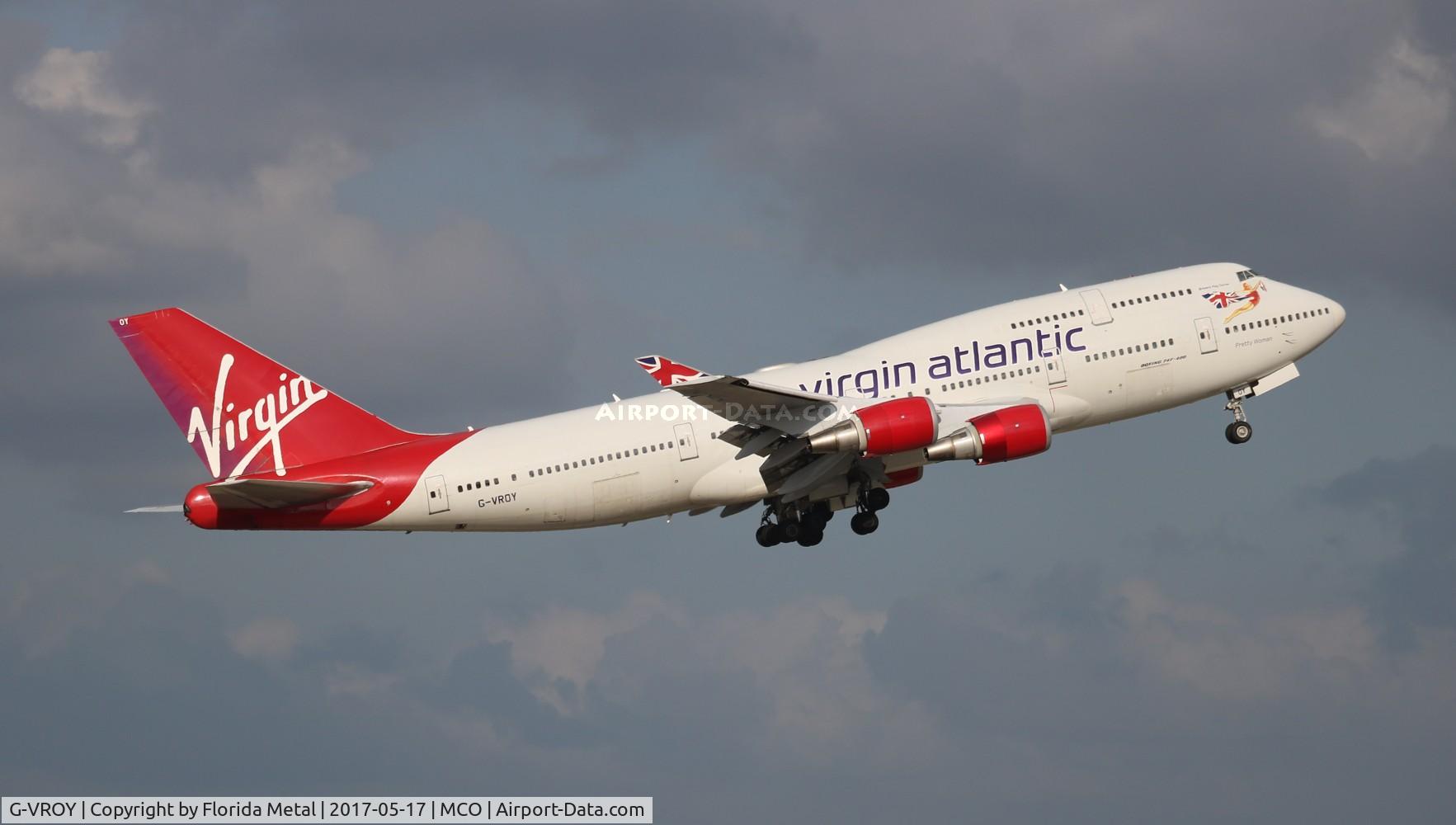 G-VROY, 2001 Boeing 747-443 C/N 32340, Virgin