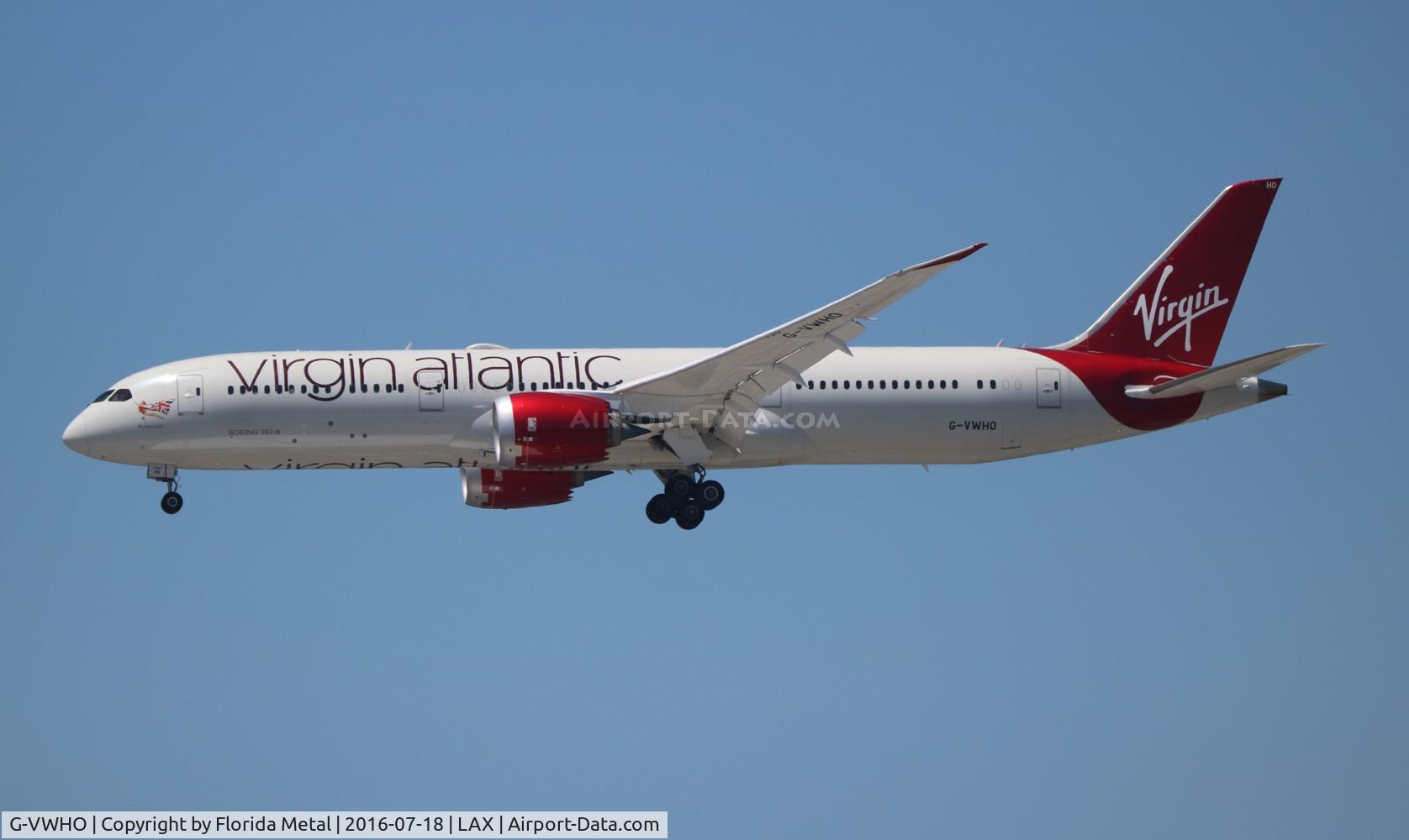 G-VWHO, 2015 Boeing 787-9 Dreamliner Dreamliner C/N 37971, Virgin