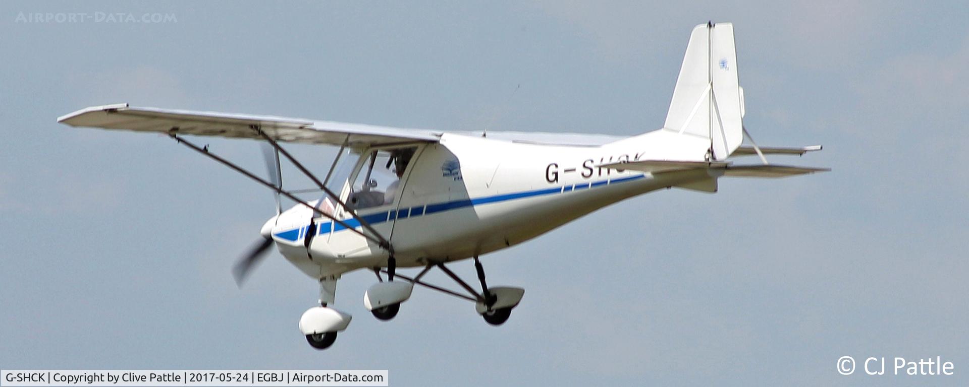 G-SHCK, 2015 Comco Ikarus C42 FB80 C/N 1510-7426, On finals to Staverton EGBJ