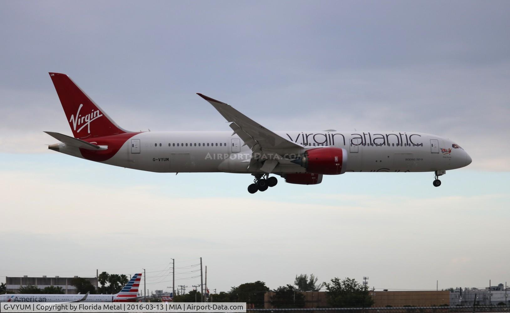G-VYUM, 2015 Boeing 787-9 Dreamliner Dreamliner C/N 37970, Virgin