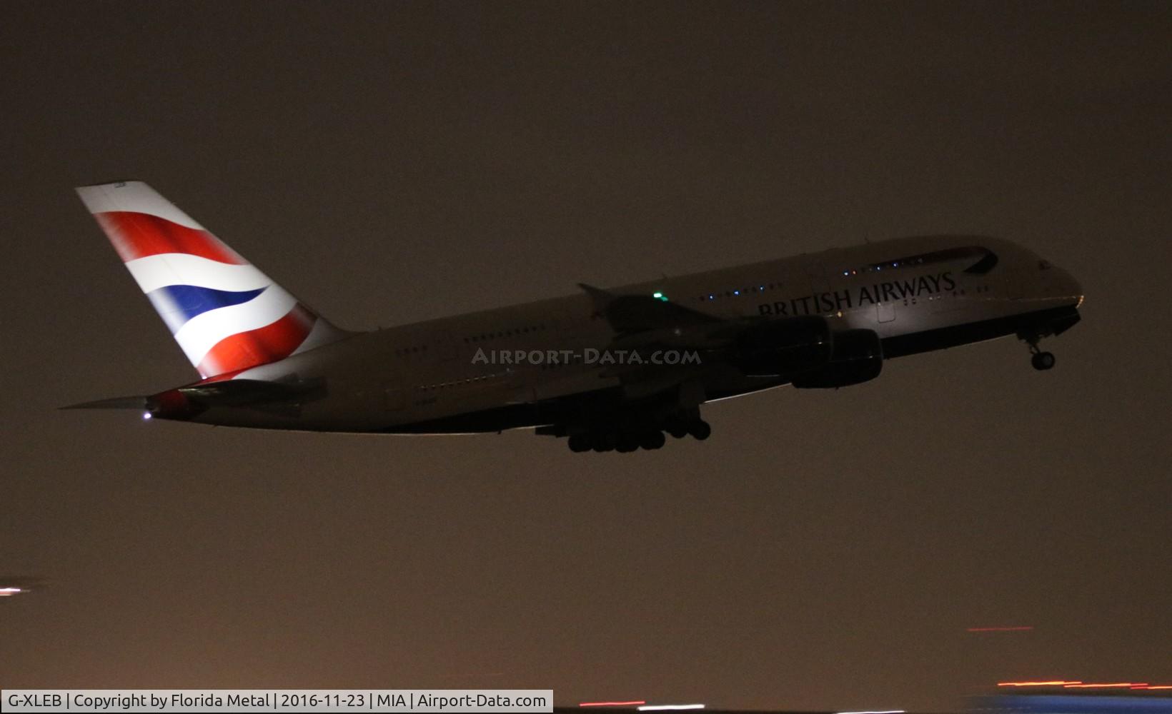 G-XLEB, 2013 Airbus A380-841 C/N 121, British