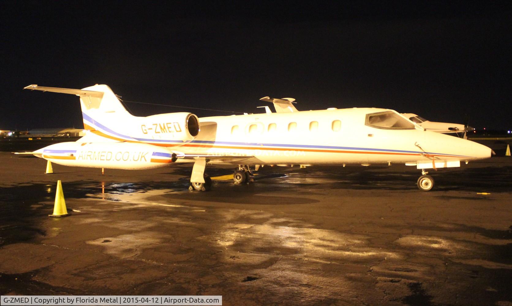 G-ZMED, 1990 Learjet 35A C/N 35A-656, Lear 35A