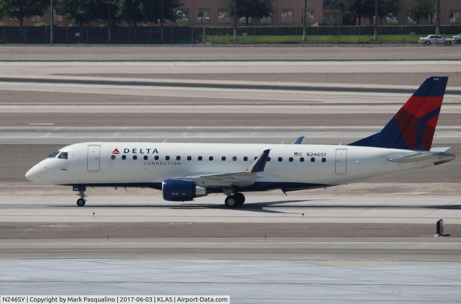 N246SY, 2016 Embraer 175LR (ERJ-170-200LR) C/N 17000607, ERJ 170-200 LR