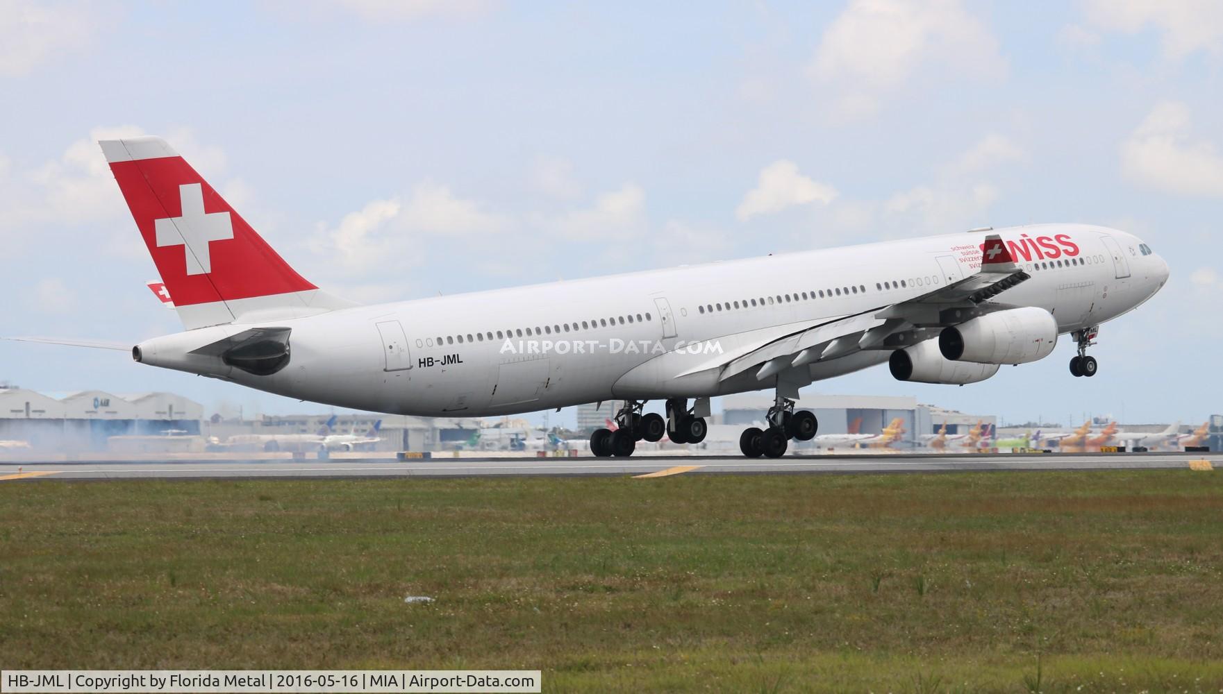 HB-JML, 1999 Airbus A340-313 C/N 263, Swiss