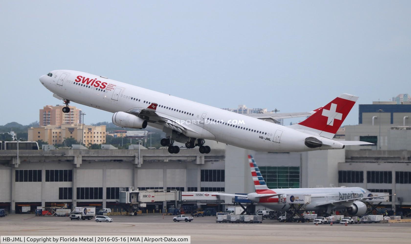 HB-JML, 1999 Airbus A340-313 C/N 263, Swiss