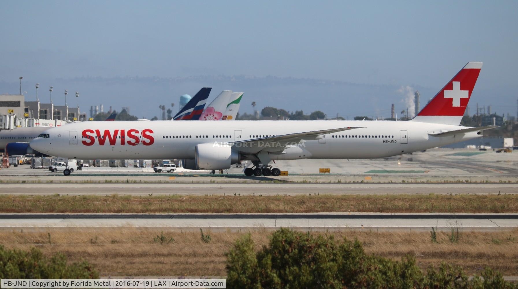 HB-JND, 2016 Boeing 777-3DE/ER C/N 44585, Swiss