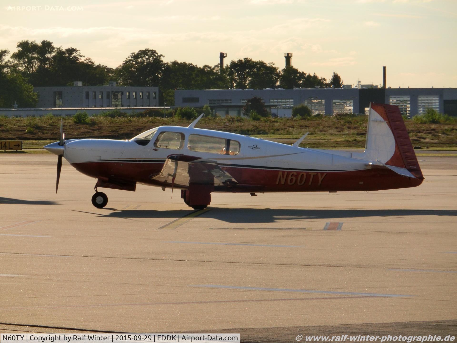N60TY, 2006 Mooney M20R Ovation C/N 29-0438, Mooney M-20R - Private - 29-0438 - N60TY - 29.09.2015 - CGN