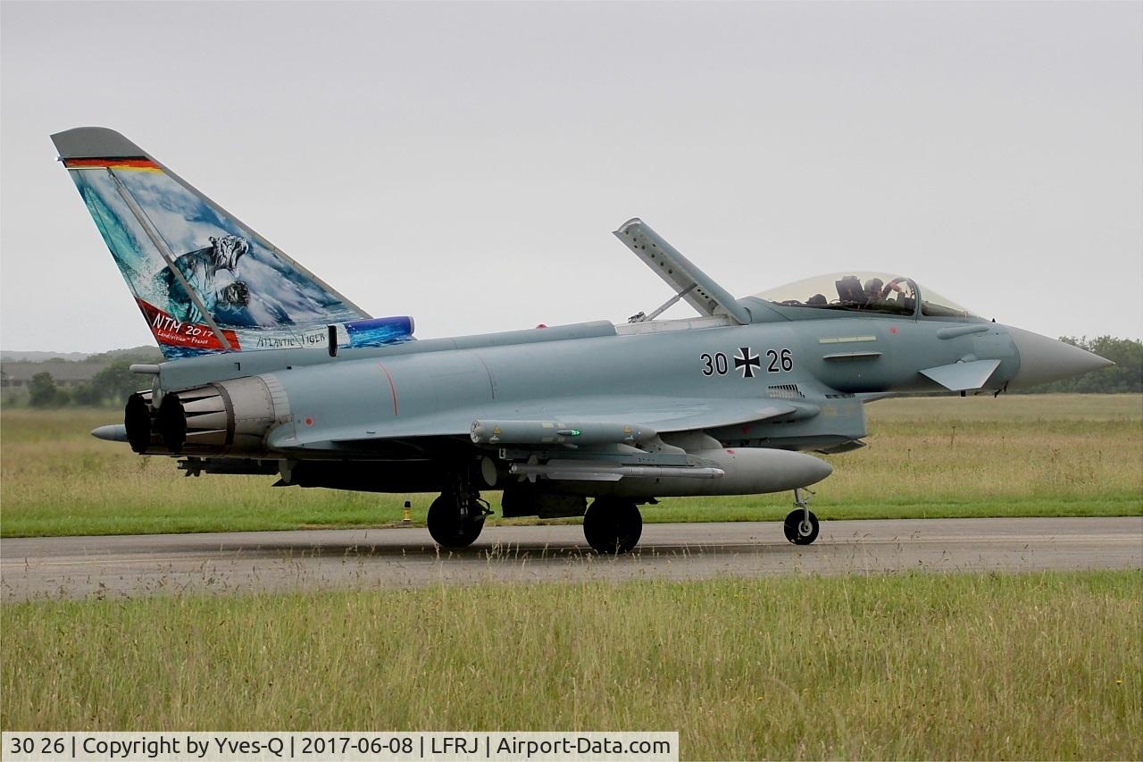 30 26, 2006 Eurofighter EF-2000 Typhoon S C/N GS016, Eurofighter EF-2000 Typhoon S, Taxiing to flight line, Landivisiau Naval Air Base (LFRJ) Tiger Meet 2017