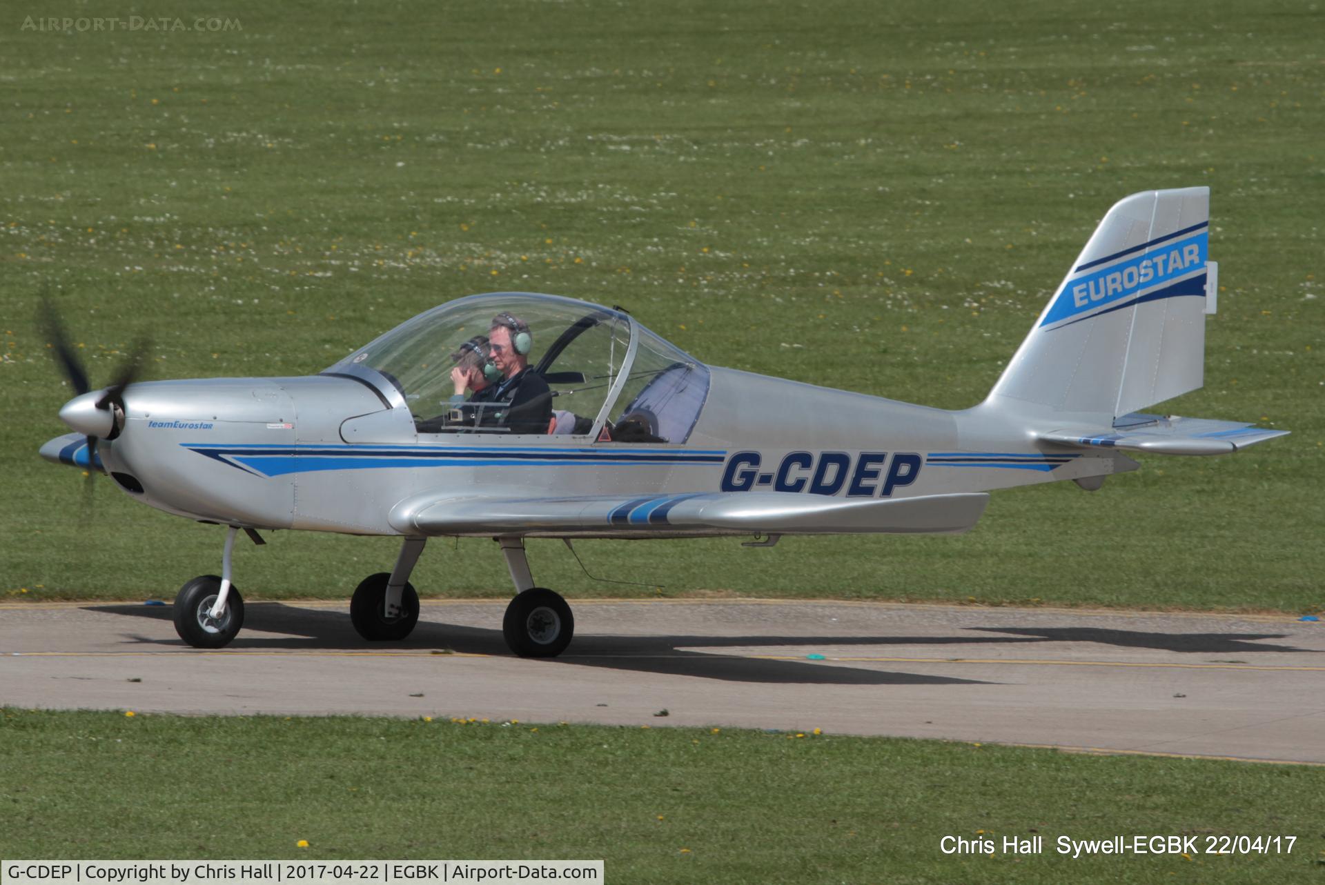 G-CDEP, 2004 Cosmik EV-97 TeamEurostar UK C/N 2128, at the EV-97 fly in. Sywell