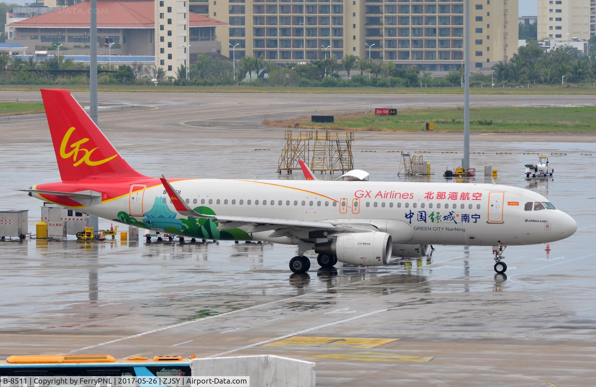 B-8511, 2014 Airbus A320-216 C/N 6096, GX Airlines A320