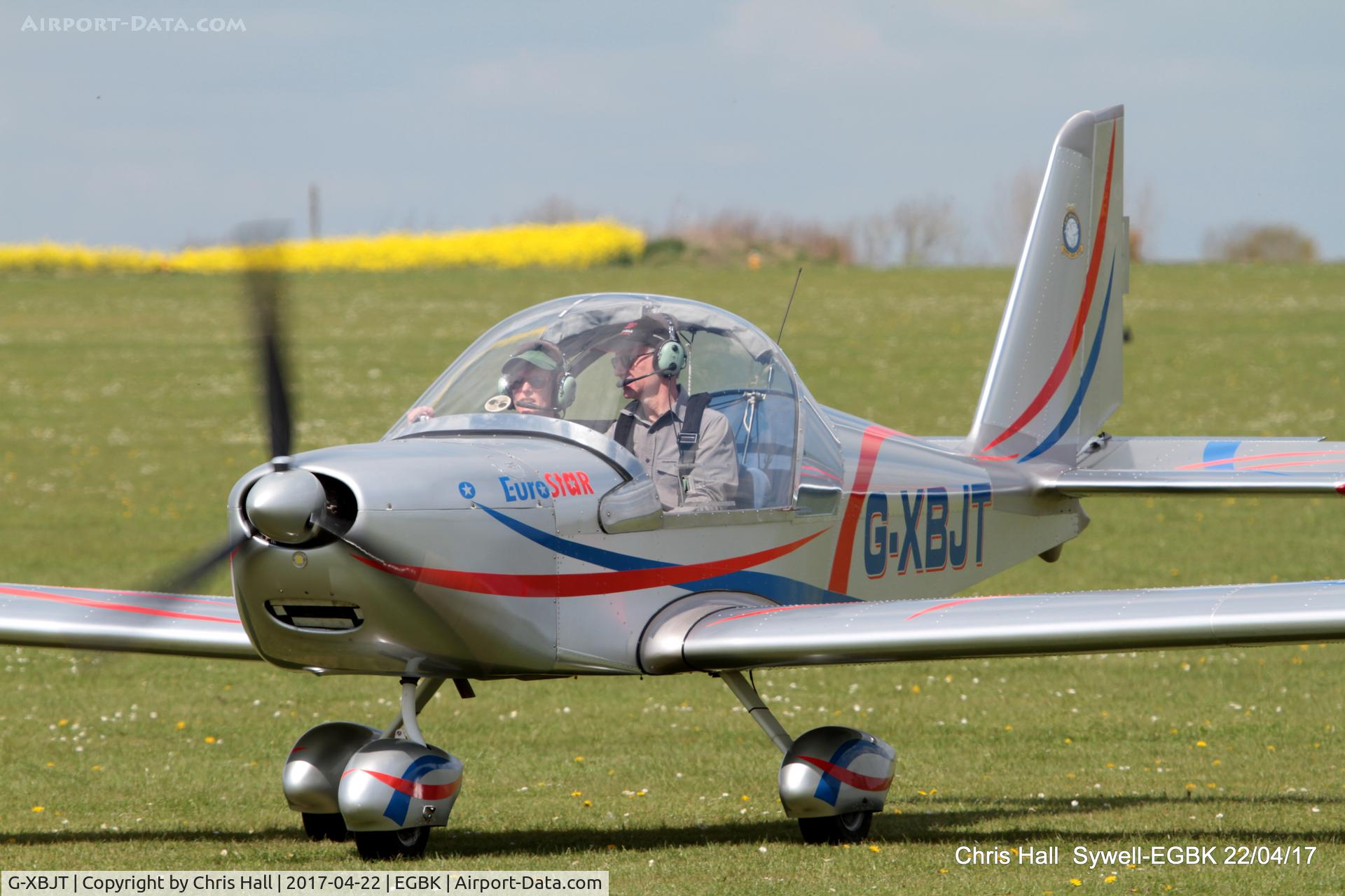 G-XBJT, 2002 Aerotechnik EV-97 Eurostar C/N PFA 315-13967, at the EV-97 fly in. Sywell