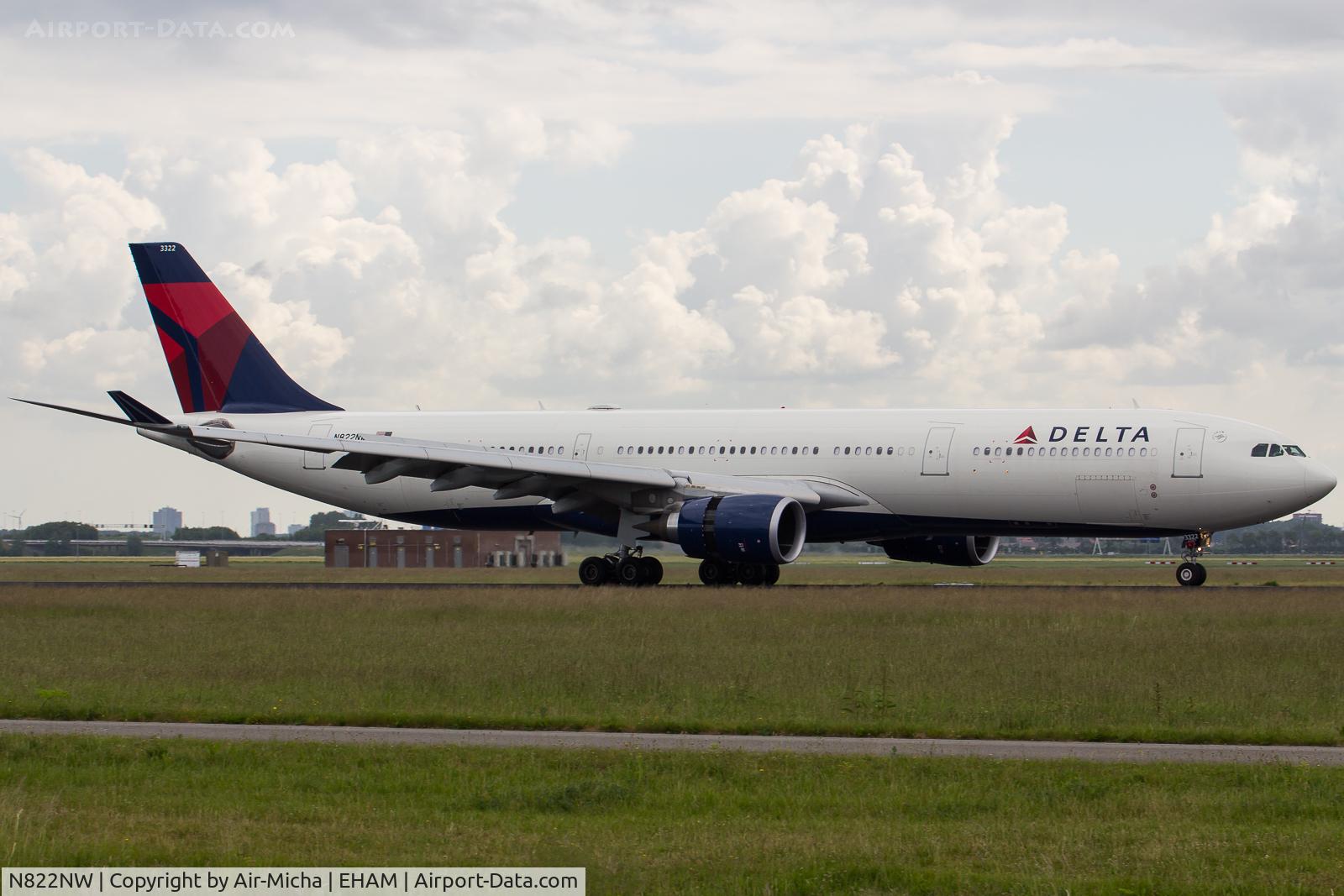 N822NW, 2015 Airbus A330-302 C/N 1627, Delta Air Lines