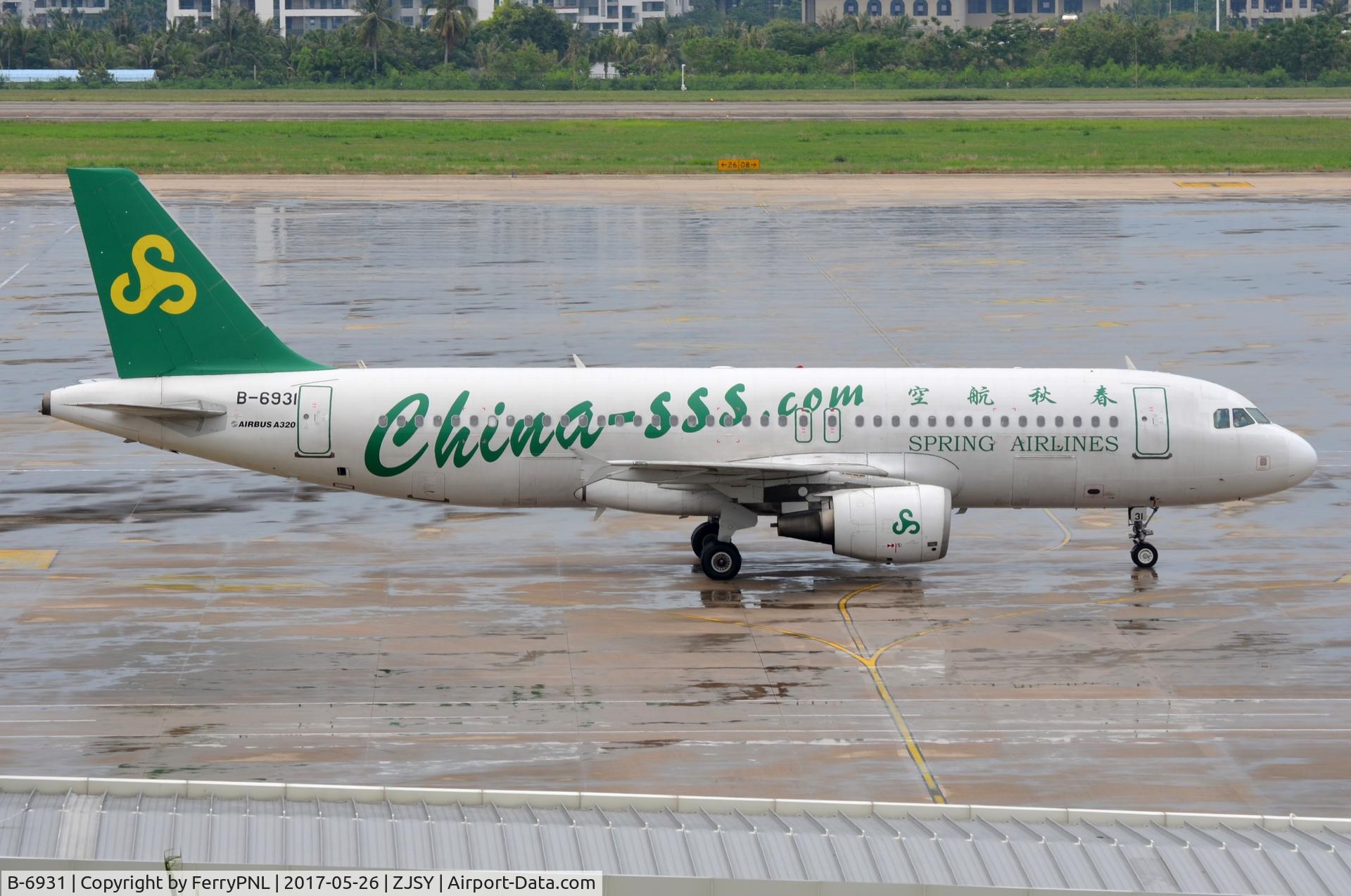 B-6931, 2012 Airbus A320-214 C/N 5022, Spring A320 taxying