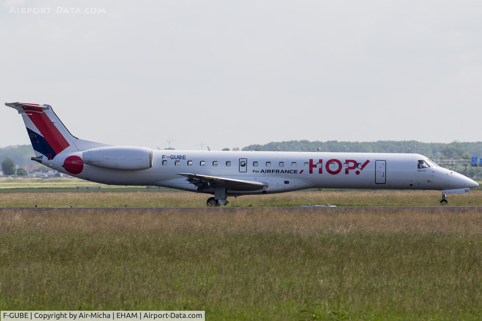 F-GUBE, 2002 Embraer ERJ-145LR (EMB-145LR) C/N 145668, HOP !