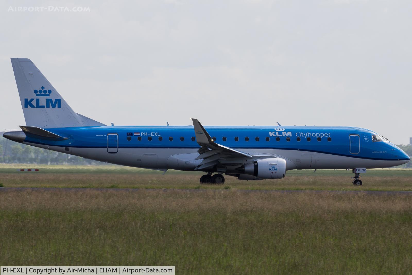 PH-EXL, 2017 Embraer ERJ-175STD (ERJ-170-200) C/N 17000633, KLM Cityhopper