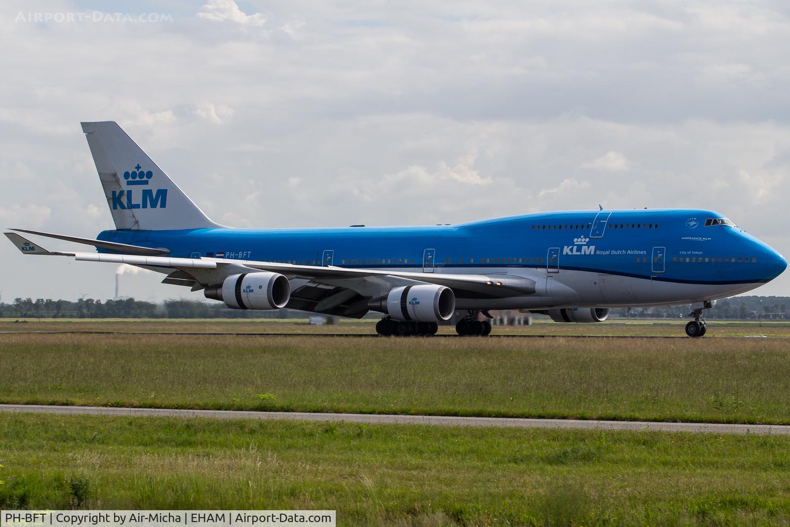 PH-BFT, 1997 Boeing 747-406BC C/N 28459, KLM Royal Dutch Airlines