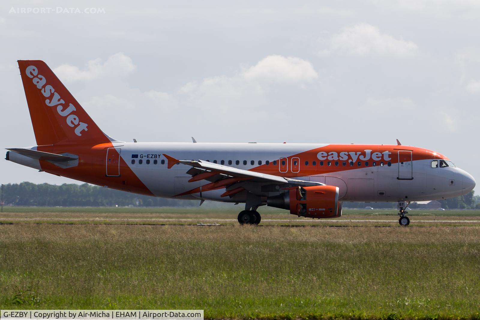 G-EZBY, 2007 Airbus A319-111 C/N 3176, EasyJet