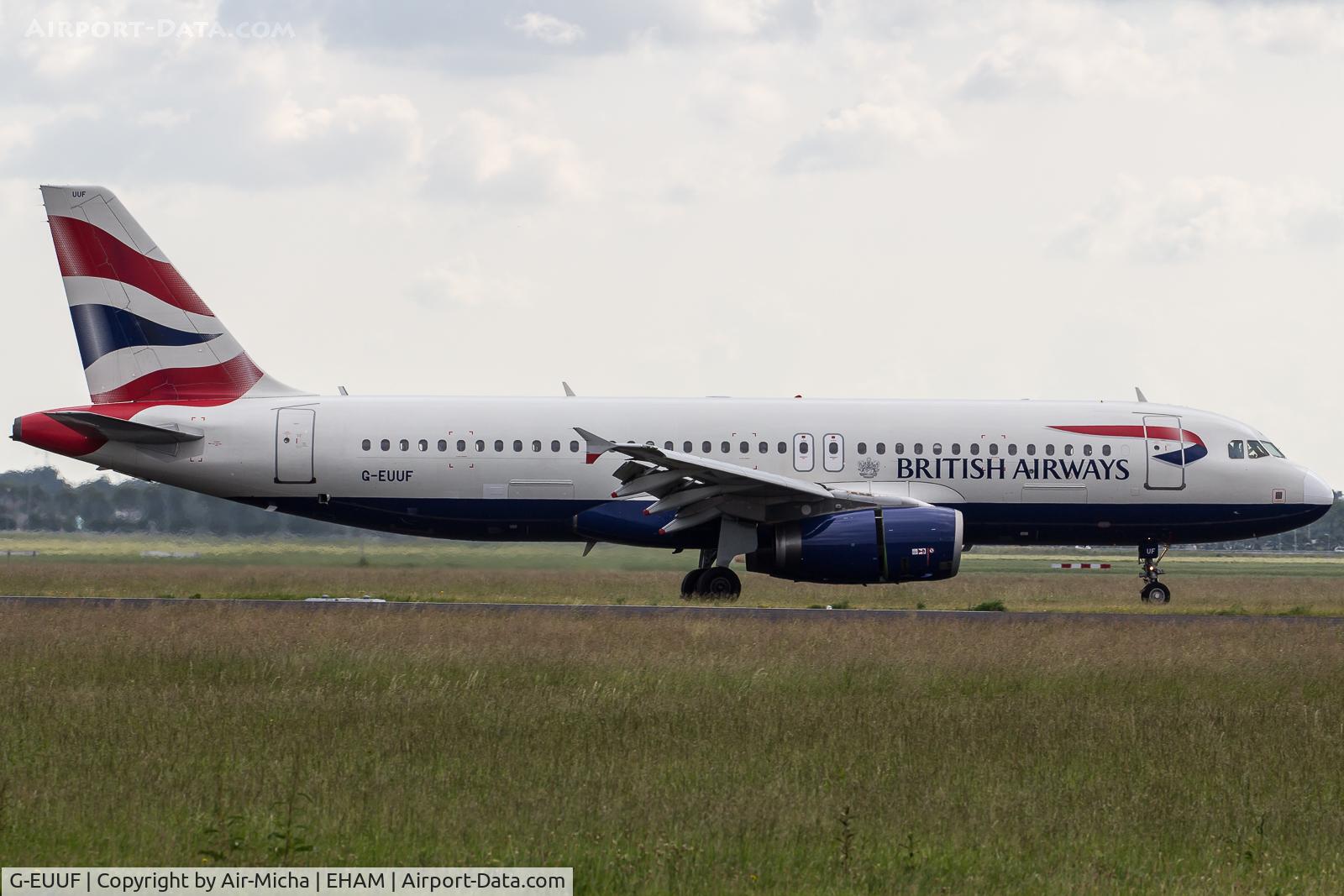 G-EUUF, 2002 Airbus A320-232 C/N 1814, British Airways