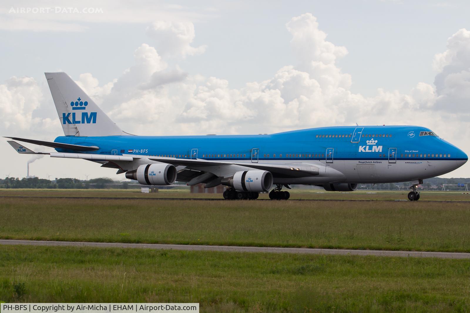 PH-BFS, 1996 Boeing 747-406BC C/N 28195, KLM Royal Dutch Airlines