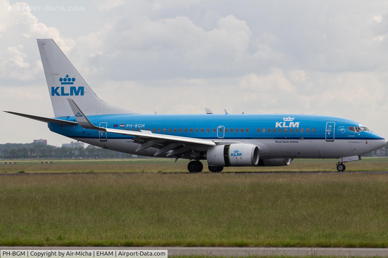 PH-BGM, 2011 Boeing 737-7K2 C/N 39255, KLM Royal Dutch Airlines