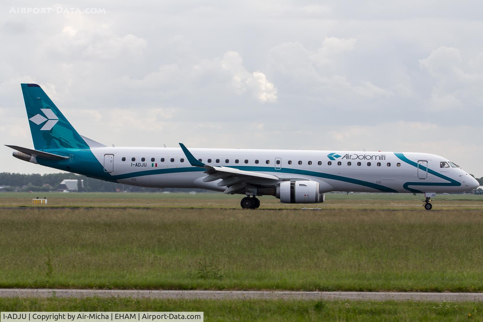 I-ADJU, 2009 Embraer 195LR (ERJ-190-200LR) C/N 19000290, Air Dolomiti