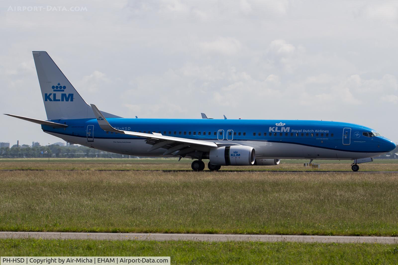 PH-HSD, 2012 Boeing 737-8K2 C/N 39260, KLM Royal Dutch Airlines