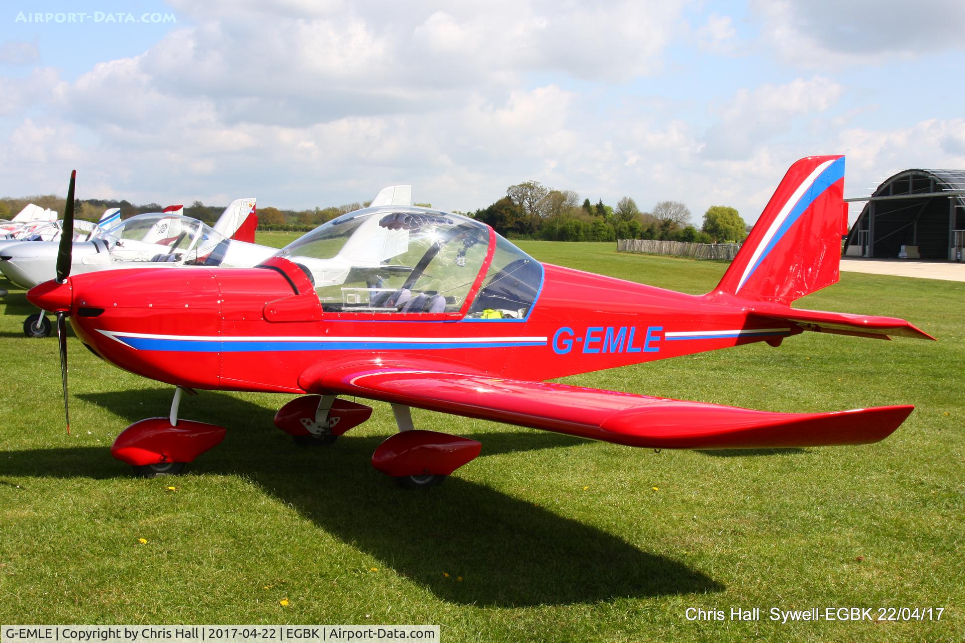 G-EMLE, 2004 Aerotechnik EV-97 Eurostar C/N PFA 315-14251, at the EV-97 fly in. Sywell