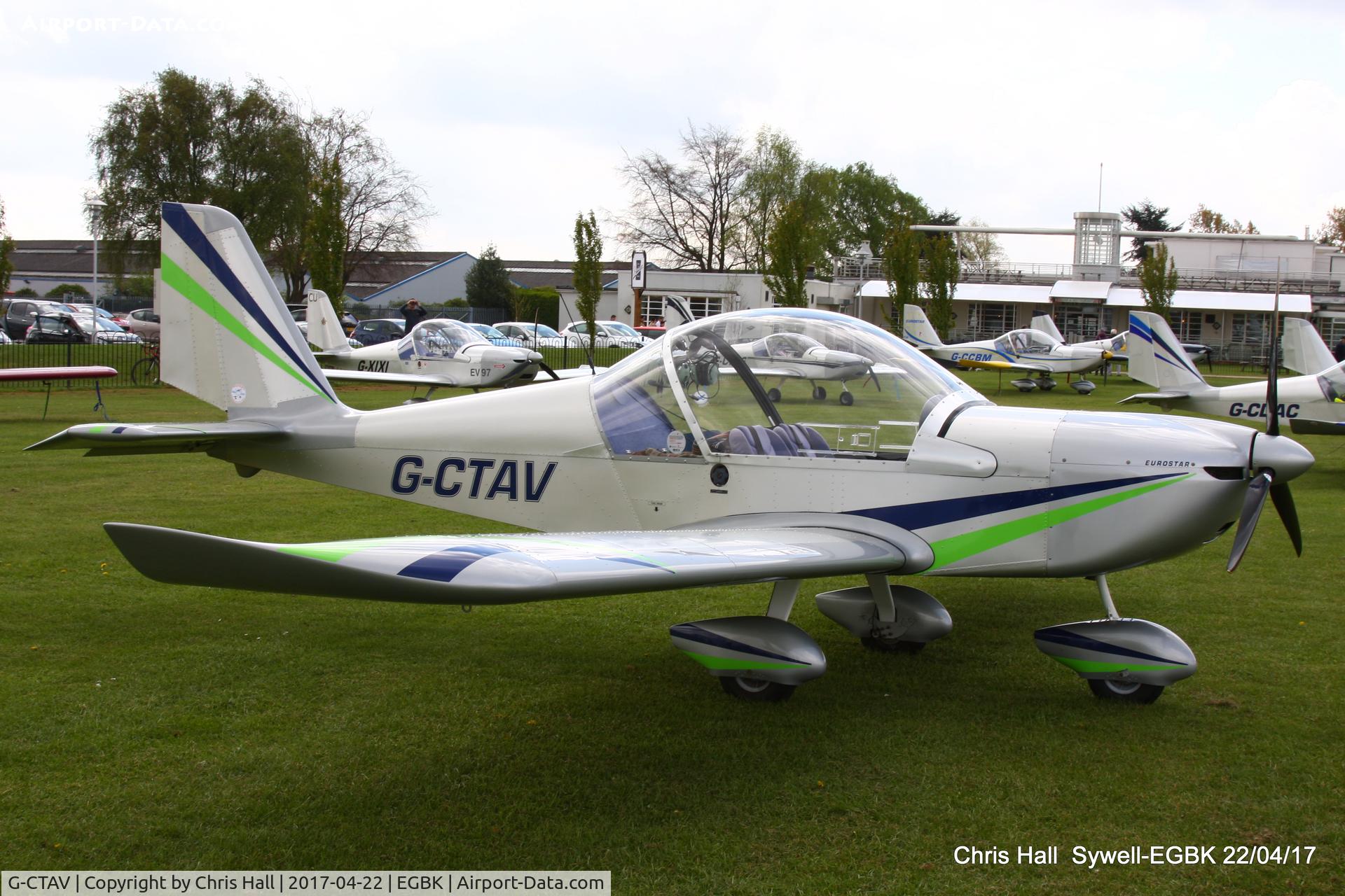 G-CTAV, 2004 Cosmik EV-97 TeamEurostar UK C/N 2129, at the EV-97 fly in. Sywell
