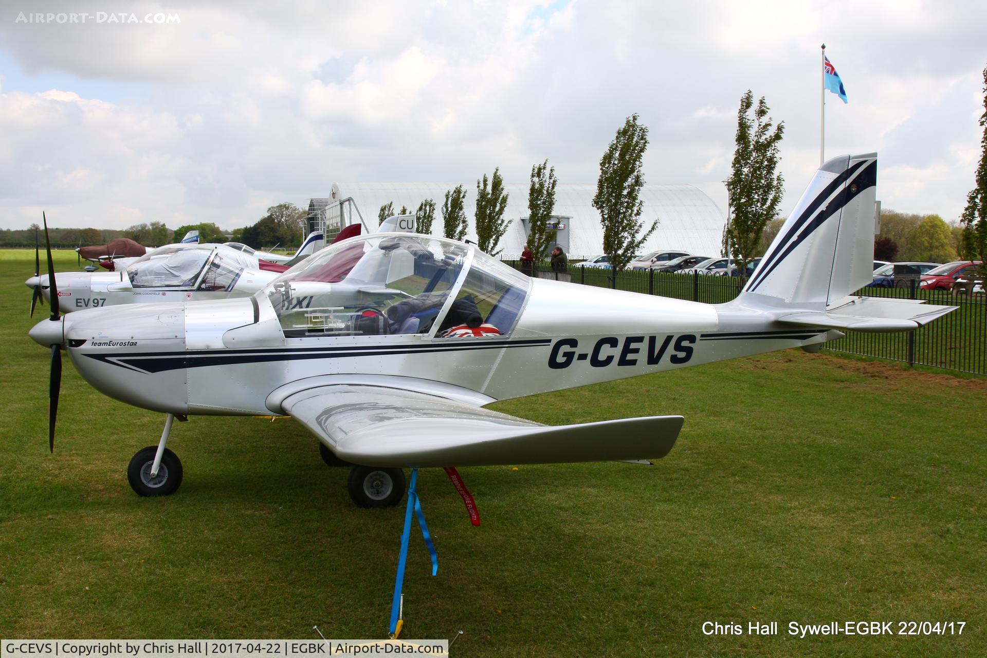 G-CEVS, 2007 Cosmik EV-97 TeamEurostar UK C/N 3102, at the EV-97 fly in. Sywell
