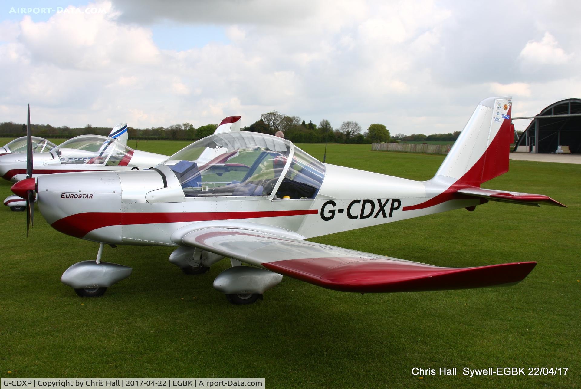 G-CDXP, 2006 Aerotechnik EV-97 Eurostar C/N PFA 315-14530, at the EV-97 fly in. Sywell
