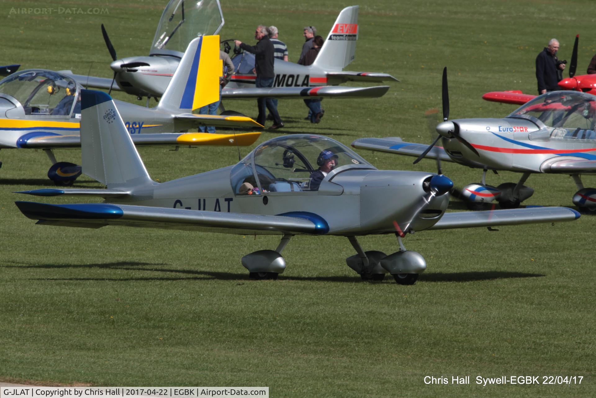 G-JLAT, 2003 Aerotechnik EV-97 Eurostar C/N PFA 315-14068, at the EV-97 fly in. Sywell