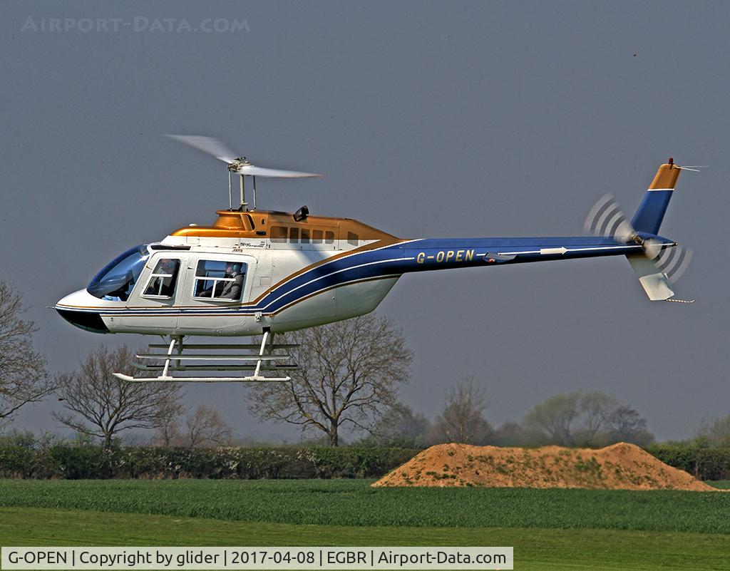 G-OPEN, 1994 Bell 206B JetRanger III C/N 4300, Arrival