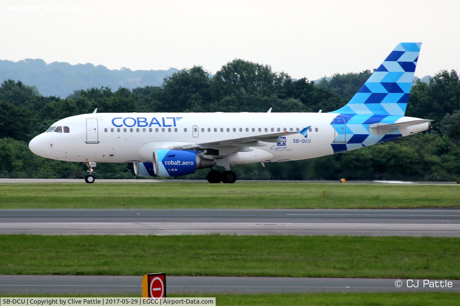 5B-DCU, 2006 Airbus A319-112 C/N 2662, In action at Manchester EGCC