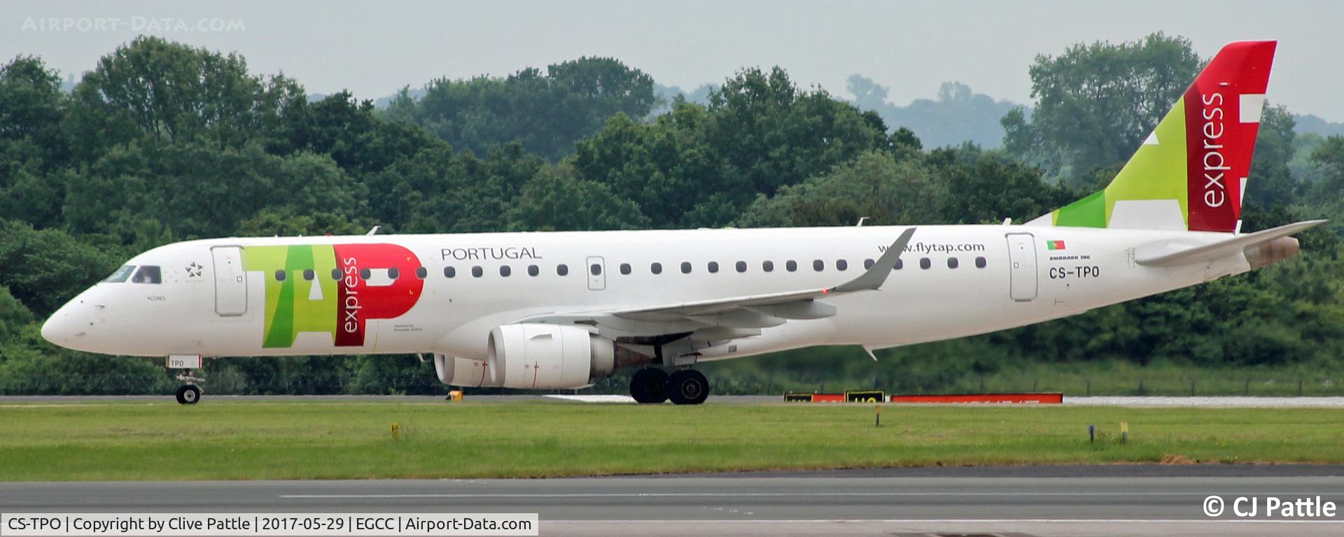 CS-TPO, 2011 Embraer 190LR (ERJ-190-100LR) C/N 19000432, Pictured at Manchester EGCC
