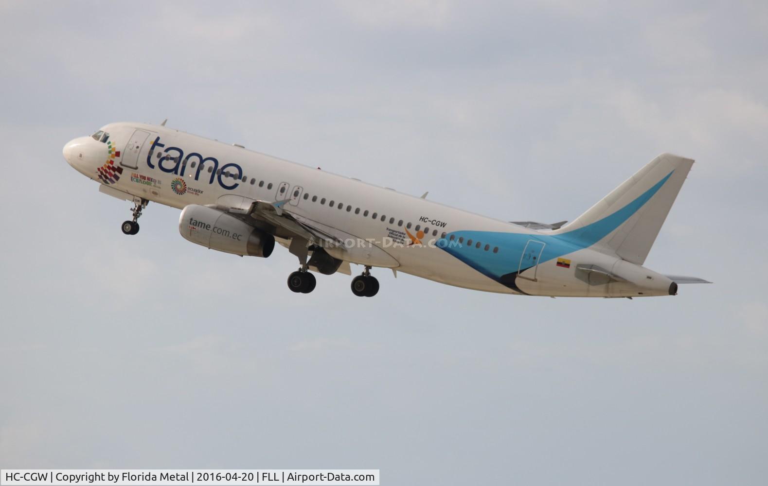 HC-CGW, 2003 Airbus A320-233 C/N 2084, TAME Ecuador