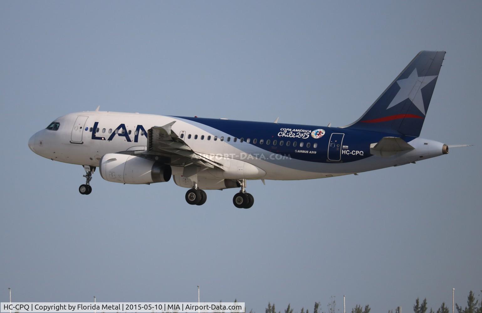 HC-CPQ, 2011 Airbus A319-132 C/N 4563, LAN Ecuador