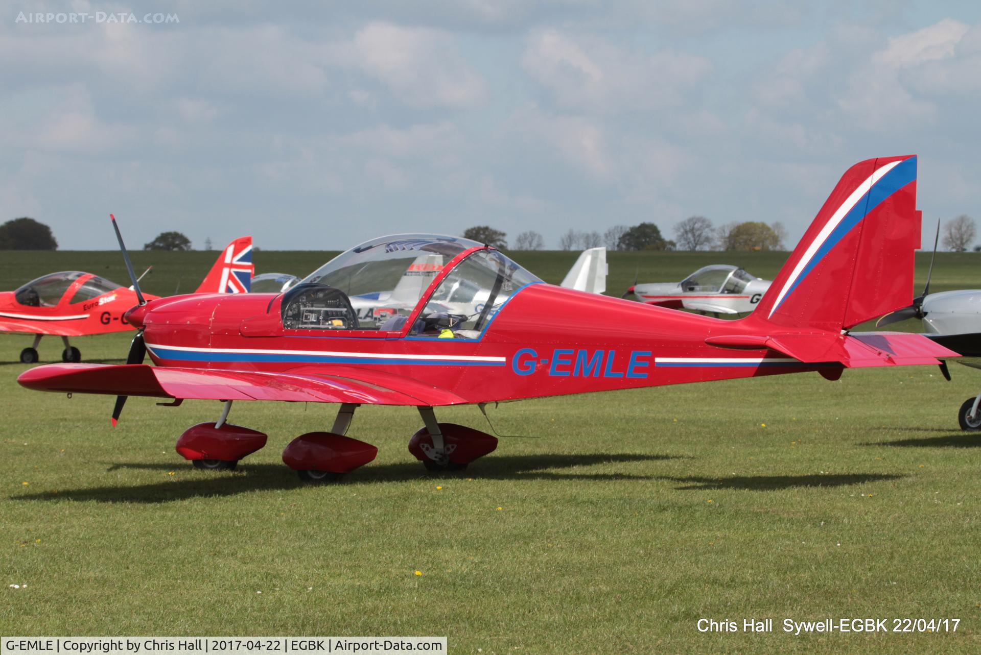 G-EMLE, 2004 Aerotechnik EV-97 Eurostar C/N PFA 315-14251, at the EV-97 fly in. Sywell