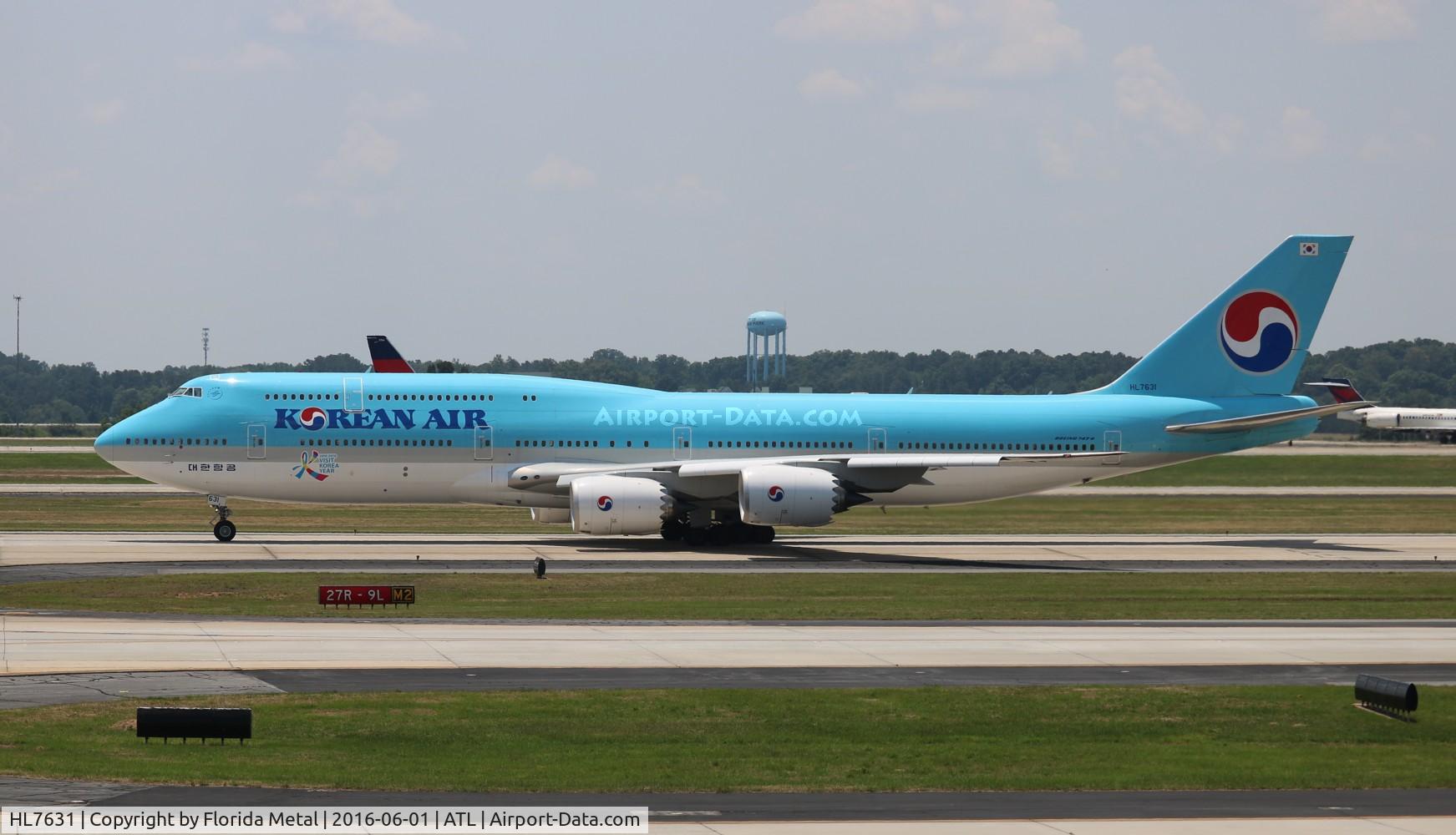 HL7631, 2015 Boeing 747-8B5 C/N 40906, Korean